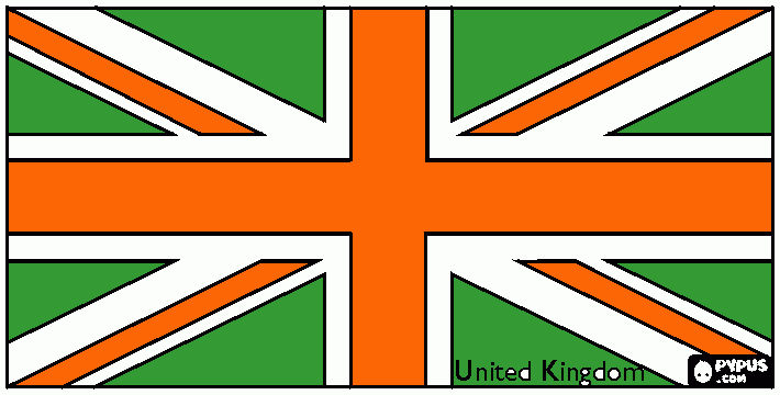 Omalovánka 1D-vlajka