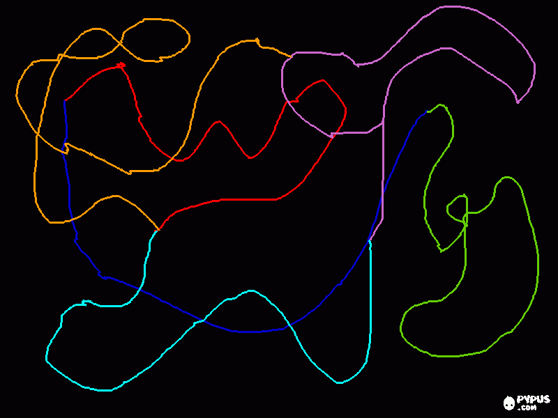 Omalovánka abstraktní