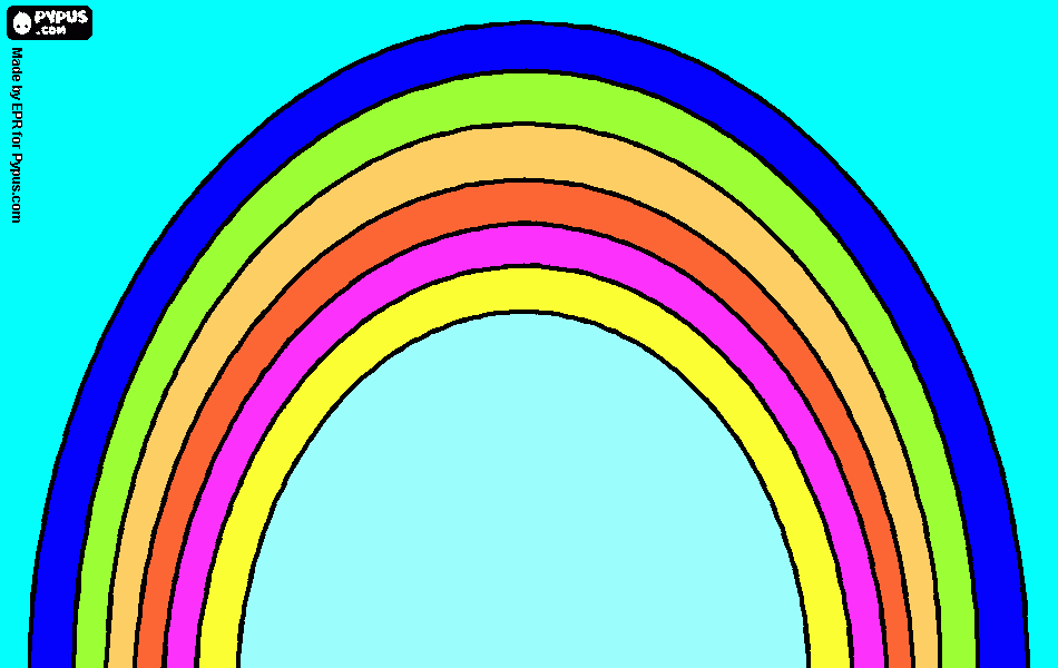 Omalovánka Adélky duha