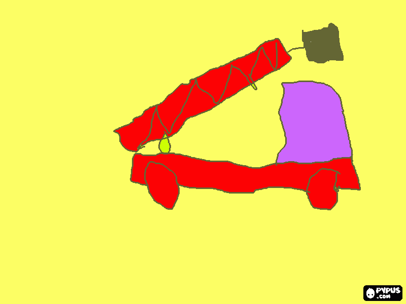 Omalovánka Aleškova první kresba na PC