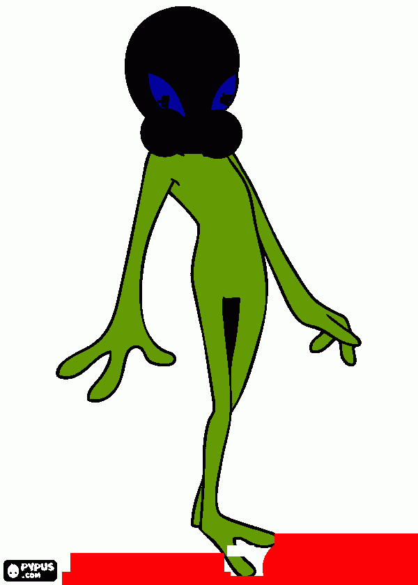 Omalovánka Alien.JPG podle filmu Alien