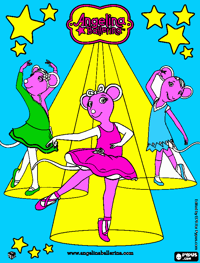 Omalovánka angejina.   bajjerina