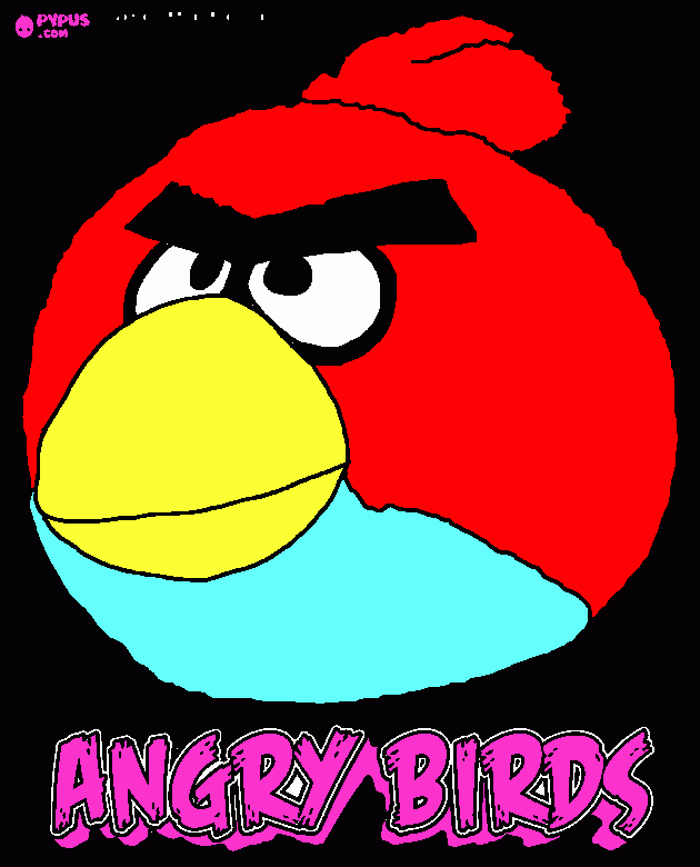 Omalovánka ANGRY   BIRDS