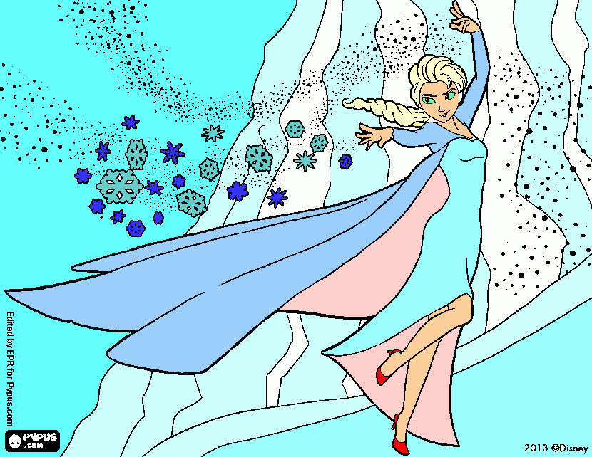 Omalovánka Aničky Elza ;)