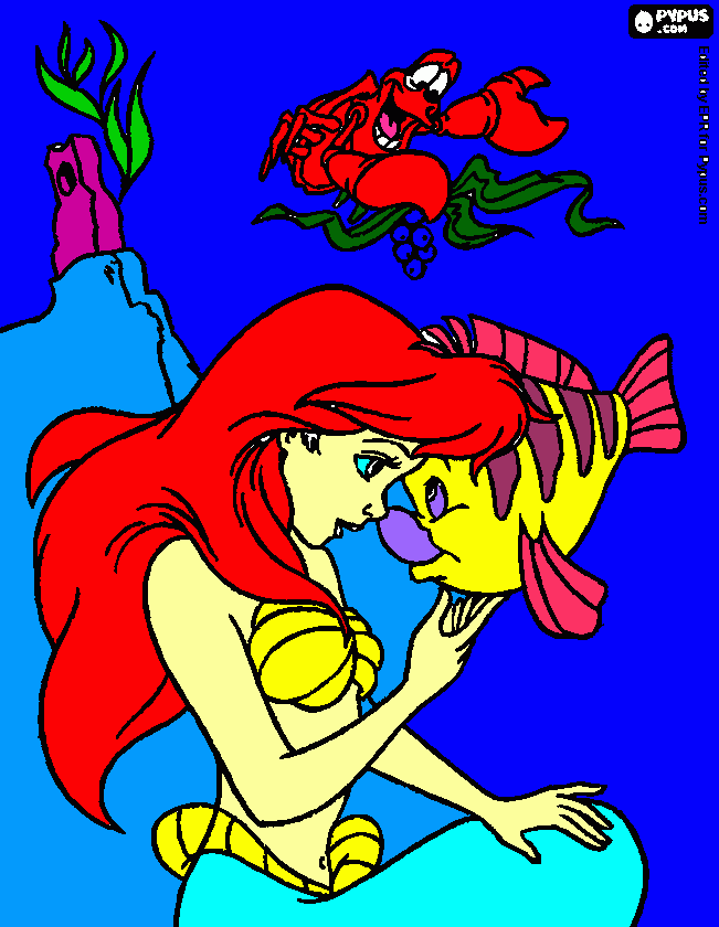 Omalovánka Ariel od Zuzky