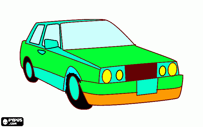 Omalovánka auticko for you daddy