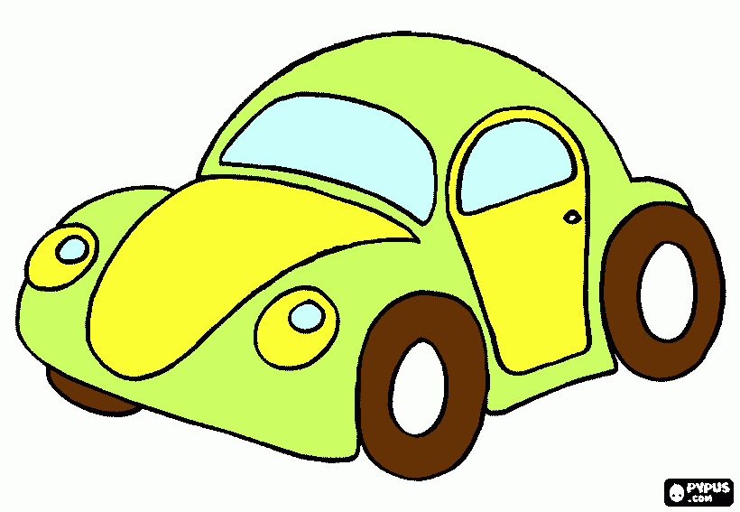 Omalovánka auto Blanka