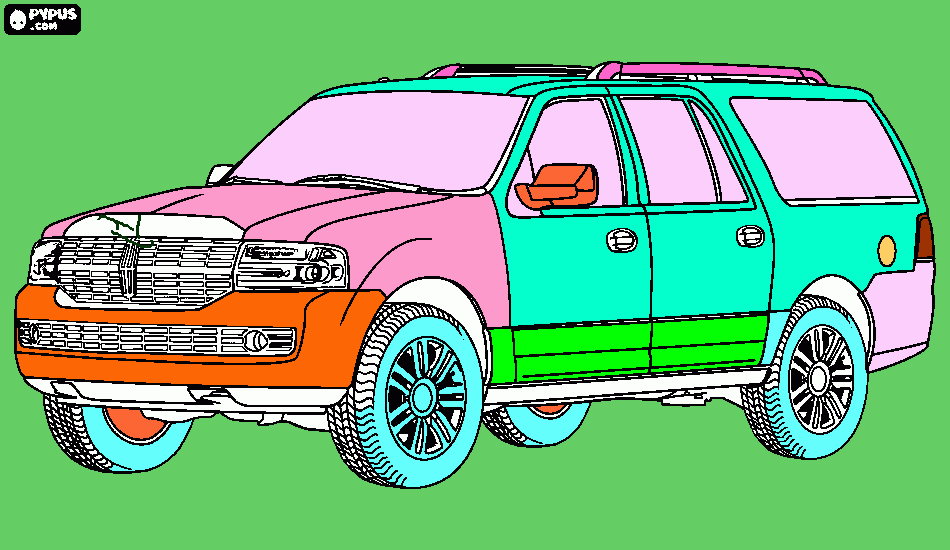 Omalovánka auto - Míša