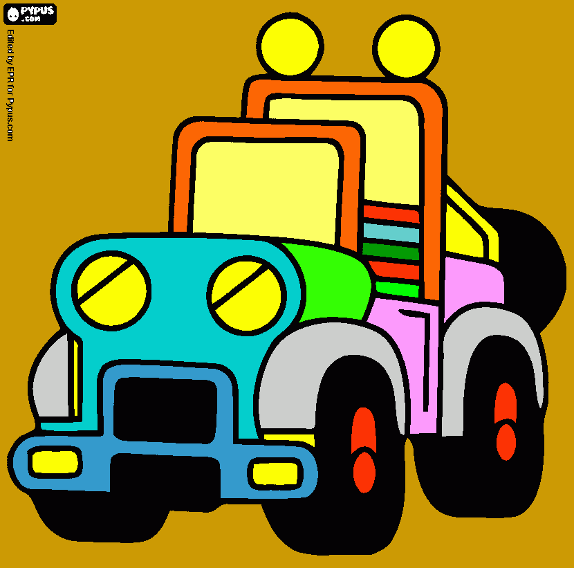 Omalovánka Auto od Lukáška