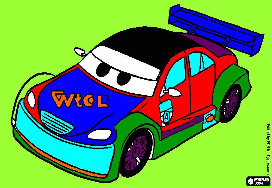 Omalovánka Auto pro Vašíka