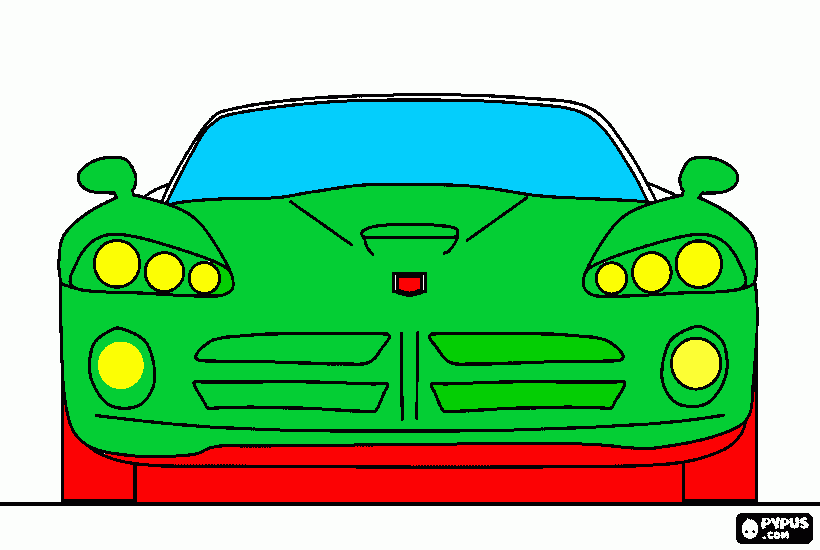 Omalovánka auto vojta