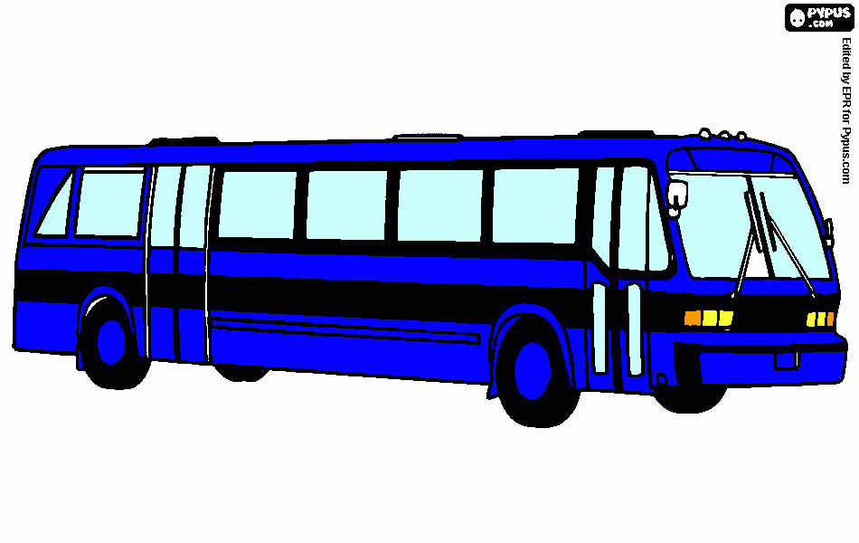 Omalovánka Autobus pro tatku