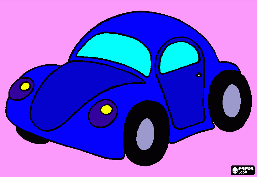 Omalovánka Autíčko pro tatínka od Anetky