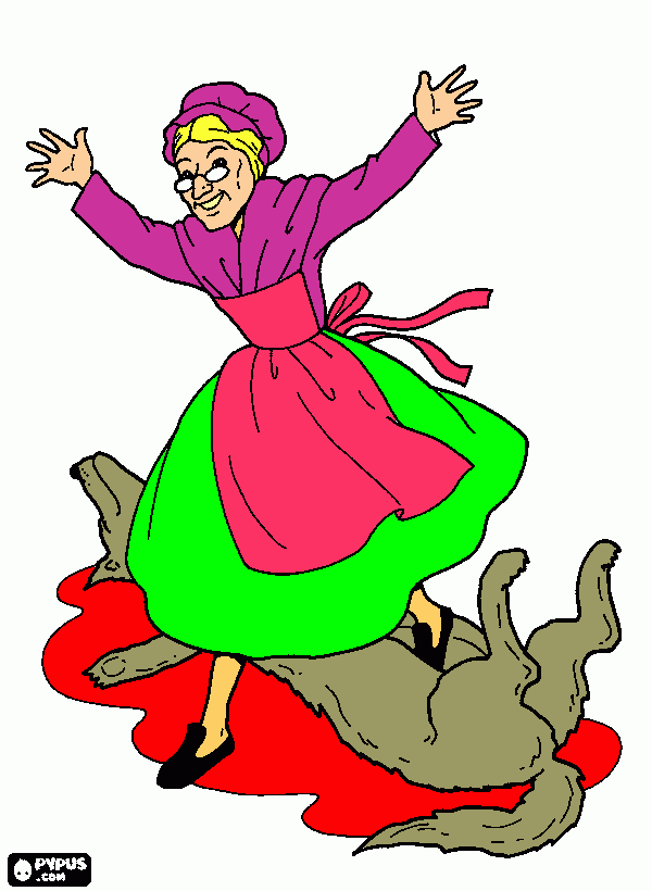 Omalovánka babička