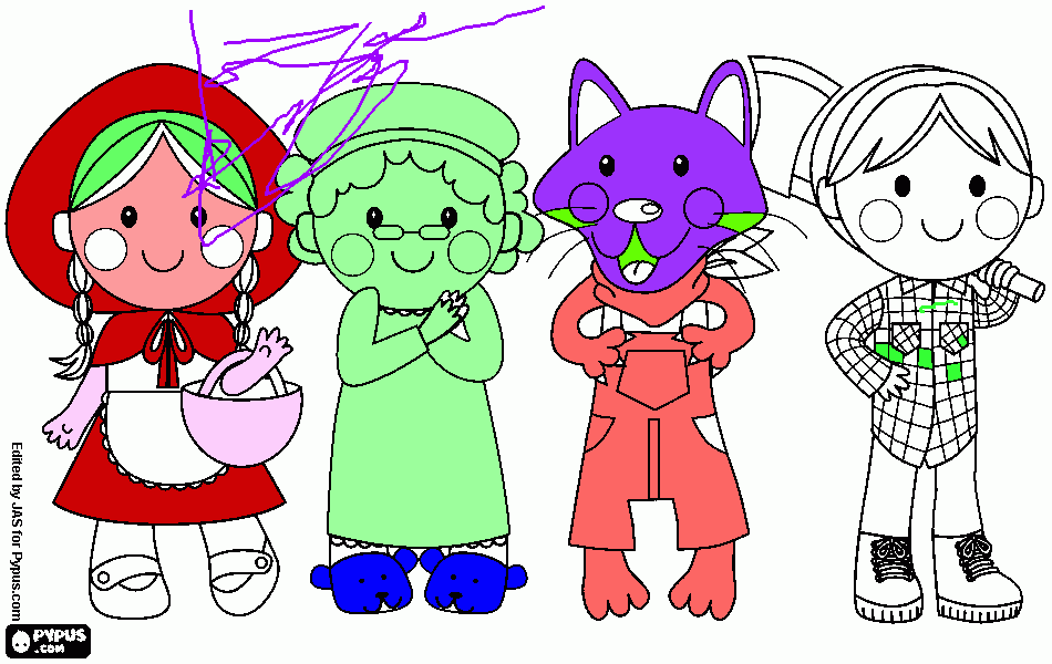 Omalovánka Babičku