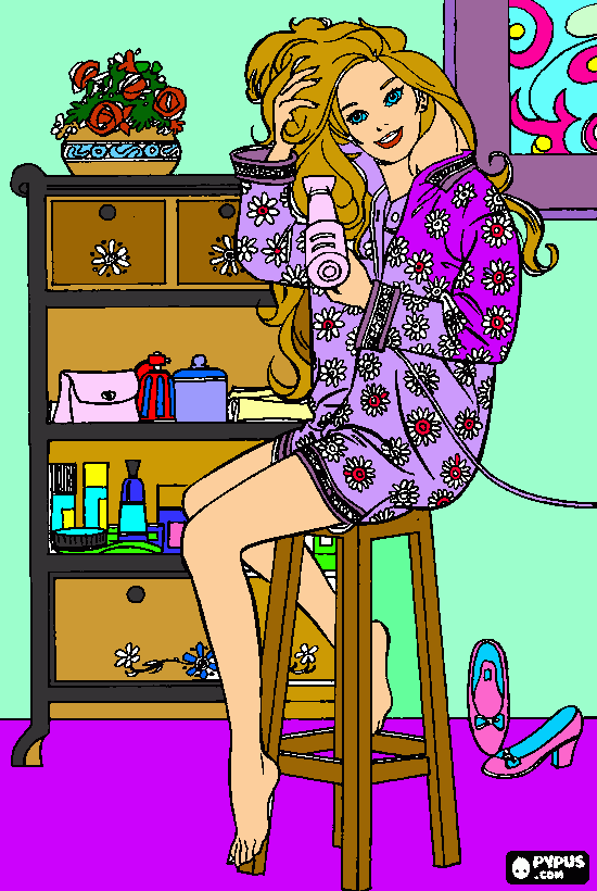 Omalovánka Barbi.cz