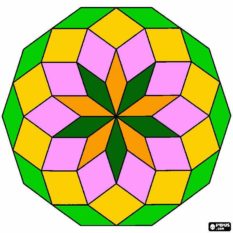 Omalovánka barevný brus