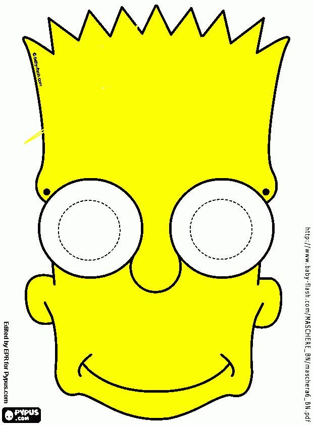 Omalovánka Bart