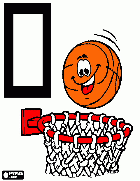 Omalovánka basket