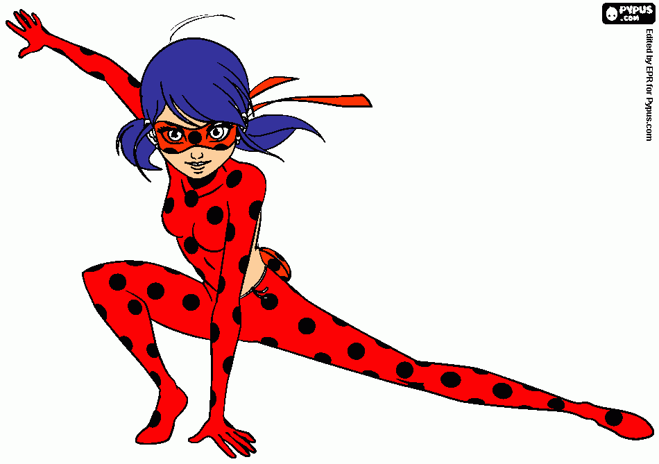 Omalovánka Beruška hrdinka