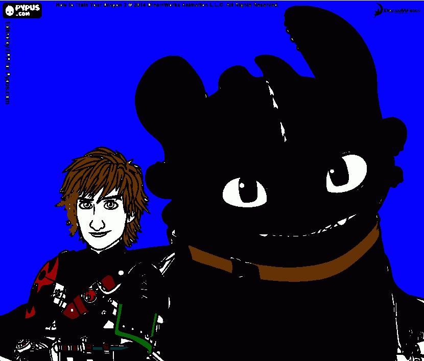 Omalovánka Bezzubka a Škyťák