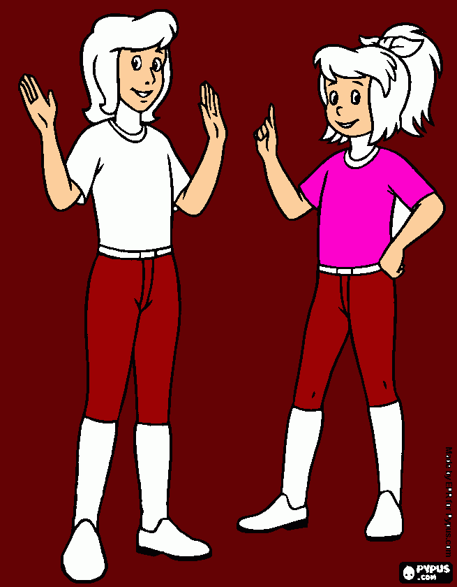 Omalovánka bibi a tyna