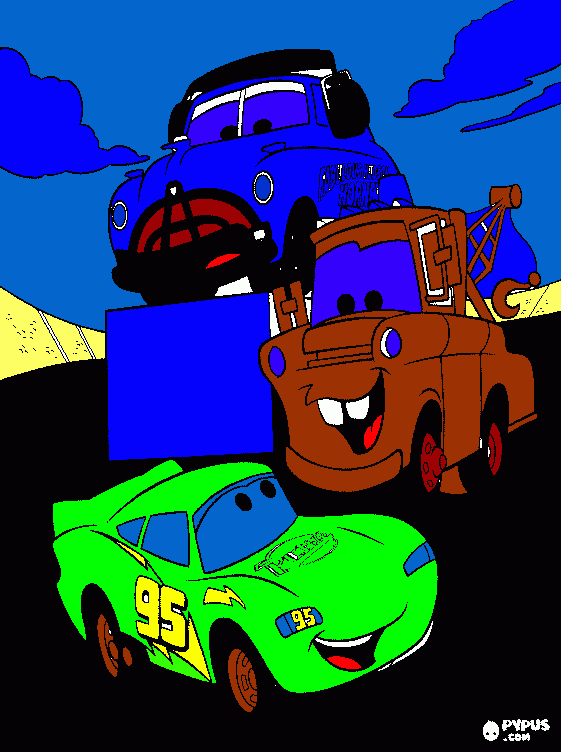 Omalovánka blesk mcgvien