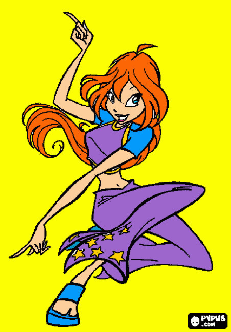 Omalovánka Bloom normal Arix - 1. season