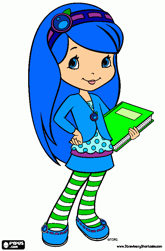 Omalovánka borůvka