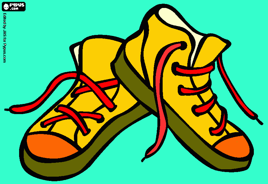Omalovánka boty
