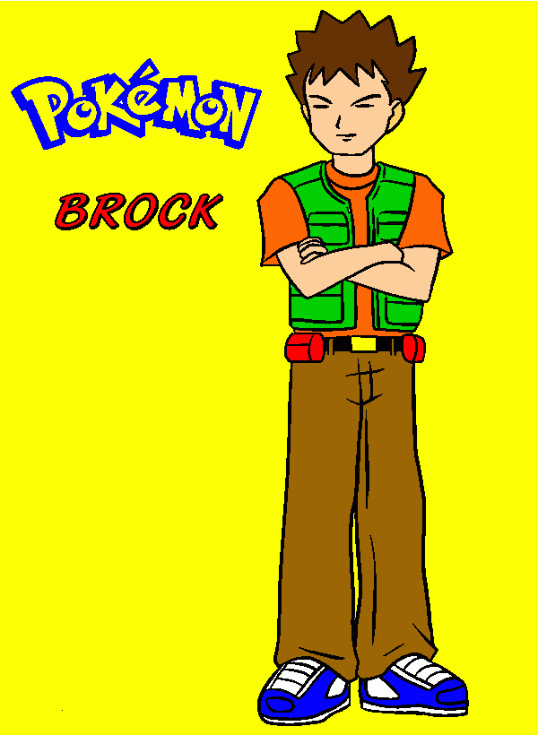 Omalovánka BROCK pokemon go