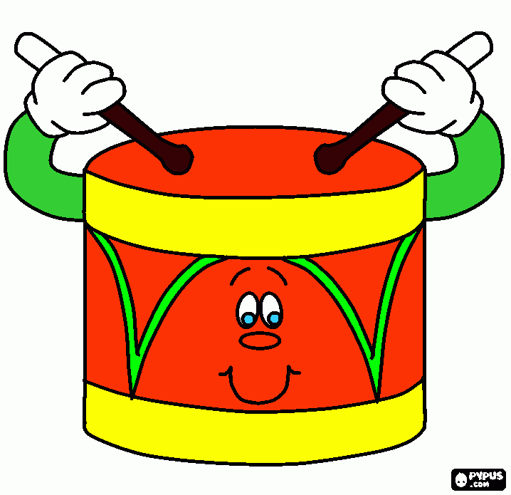 Omalovánka bubínek