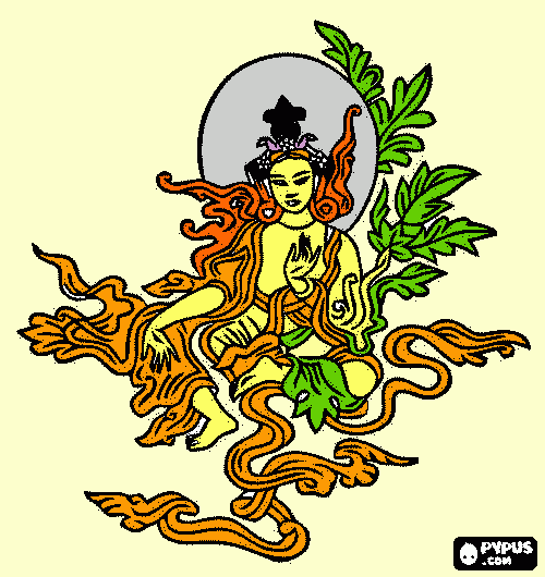 Omalovánka budha3,8,