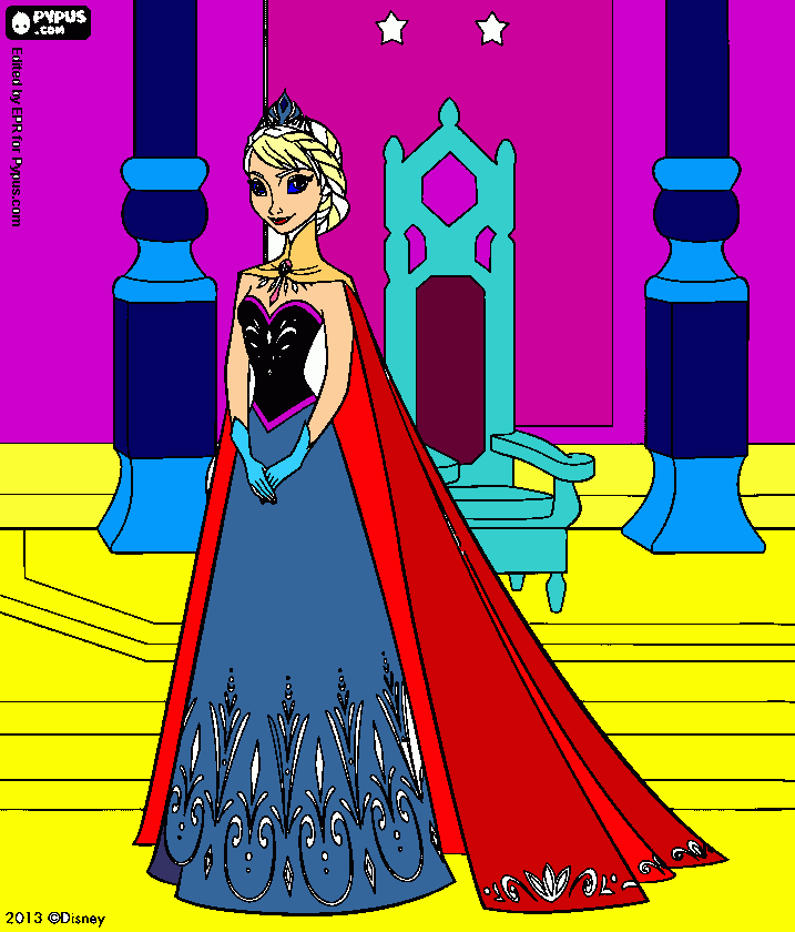 Omalovánka Bárt a Elza