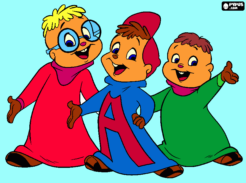 Omalovánka chipmunk