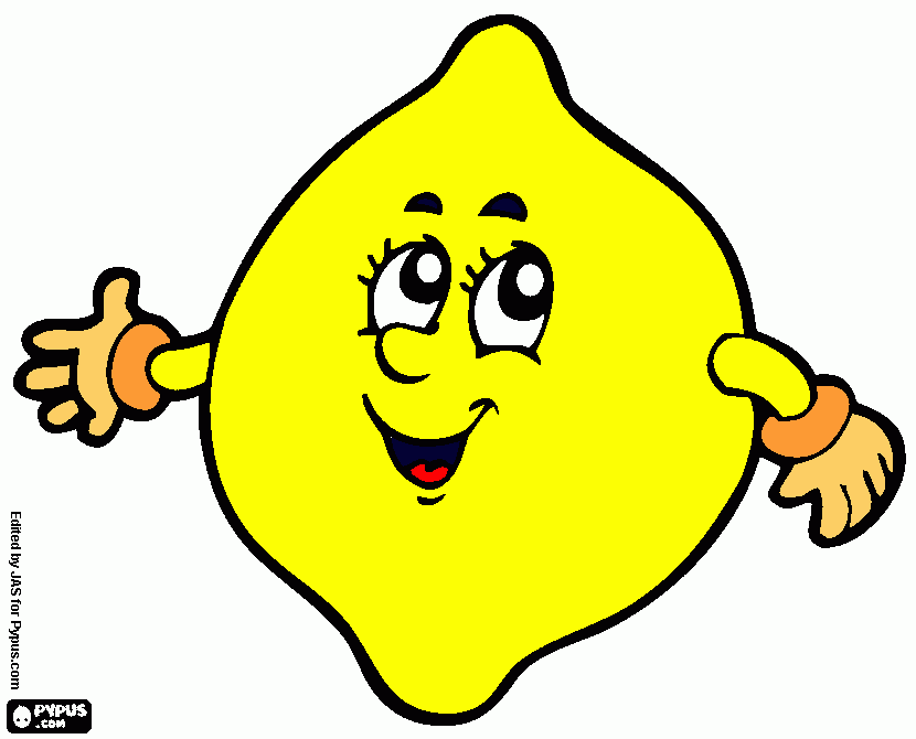 Omalovánka citronik