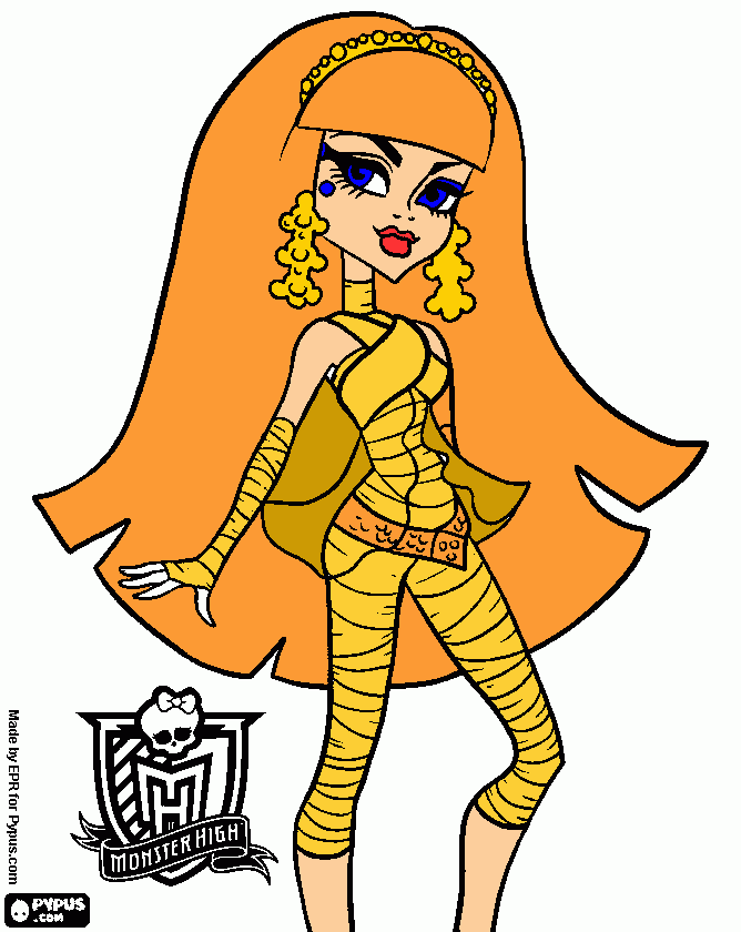 Omalovánka cleo de niel