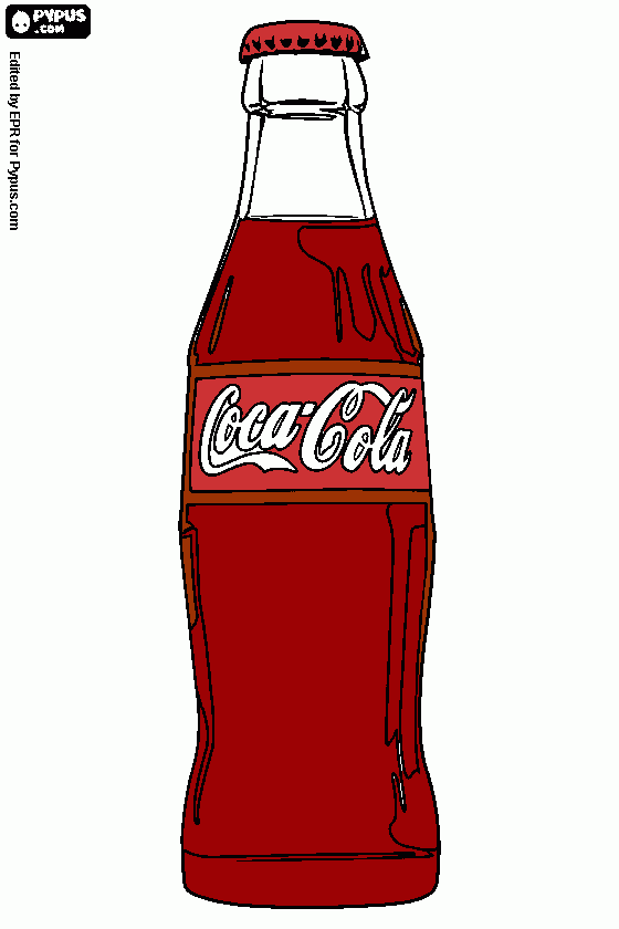 Omalovánka coca cola