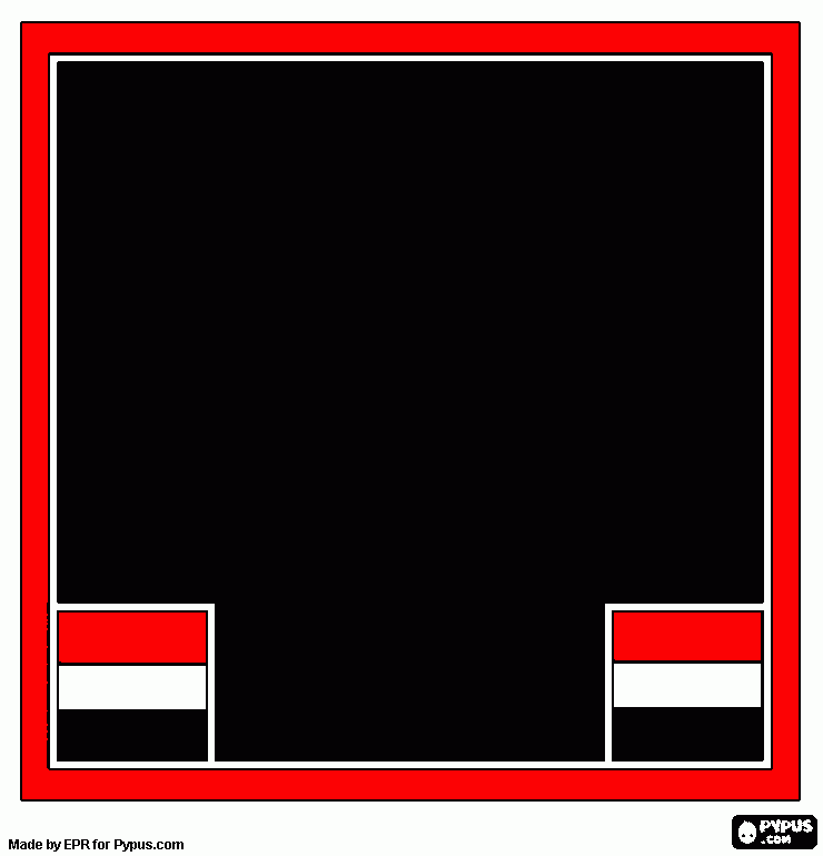 Omalovánka crest iraq colors