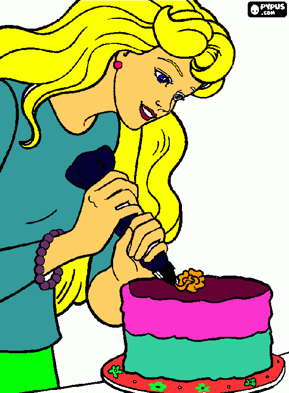 Omalovánka cukrarka