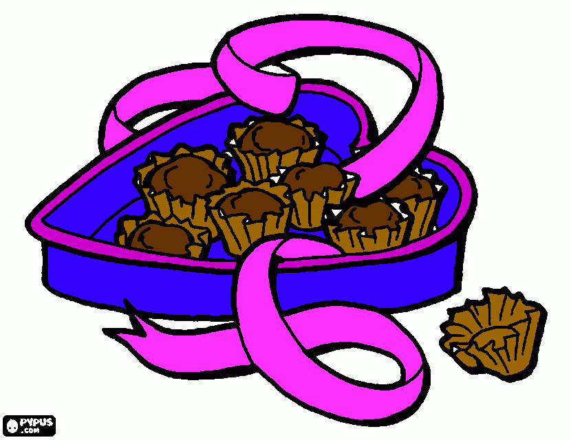 Omalovánka cukrovinky - košíčky
