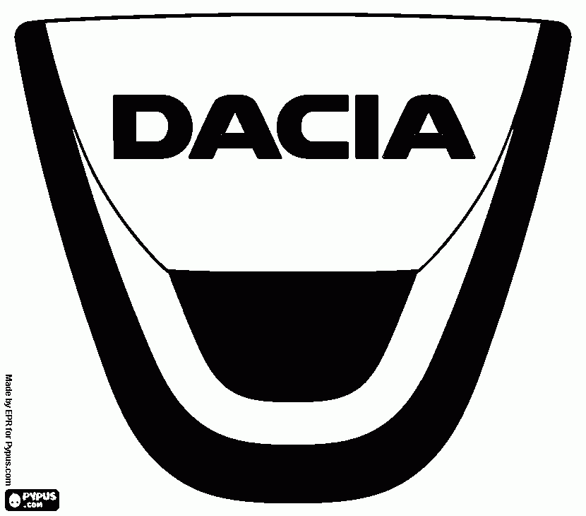 Omalovánka dacia