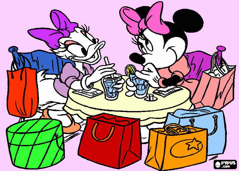 Omalovánka daisy a minie od Emky