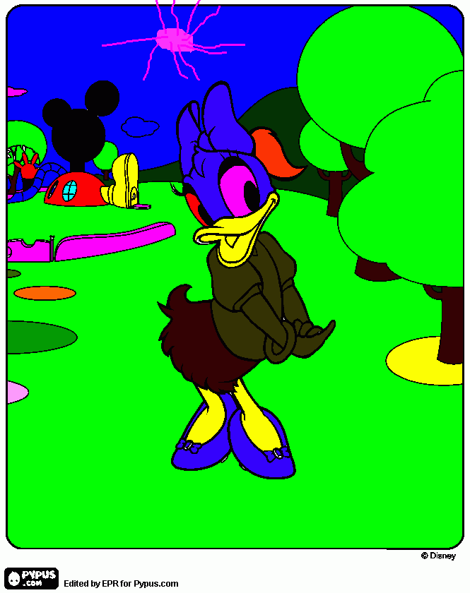 Omalovánka daisy klubík