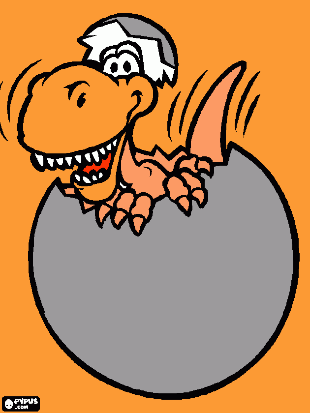 Omalovánka dinosauratko