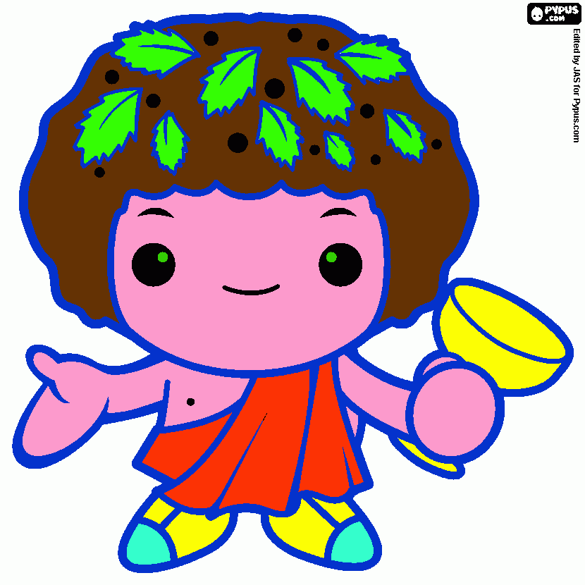 Omalovánka Dionysos