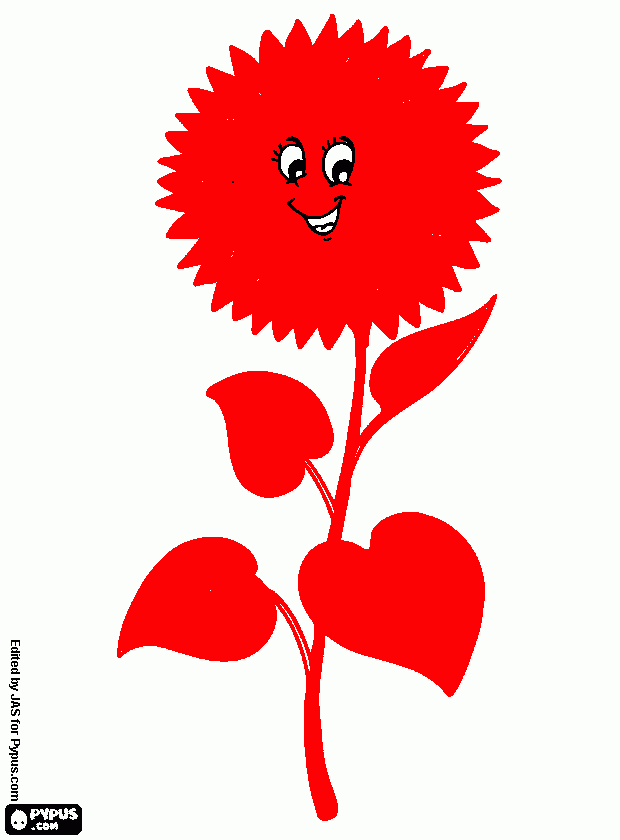 Omalovánka Divné kvitko