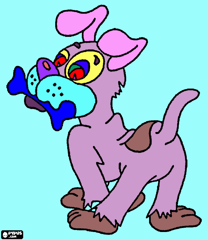 Omalovánka Divoky pes