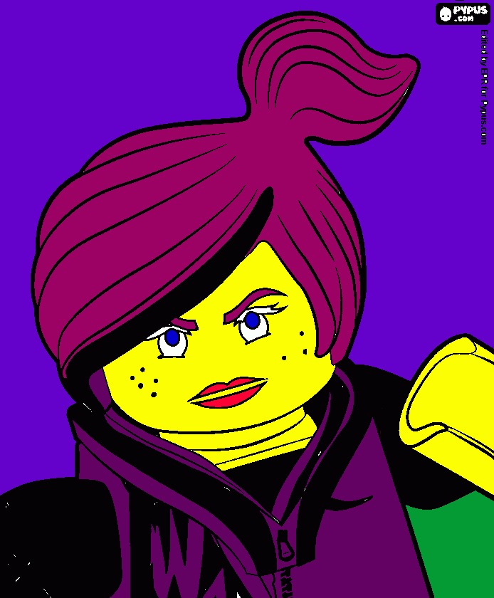 Omalovánka divoška