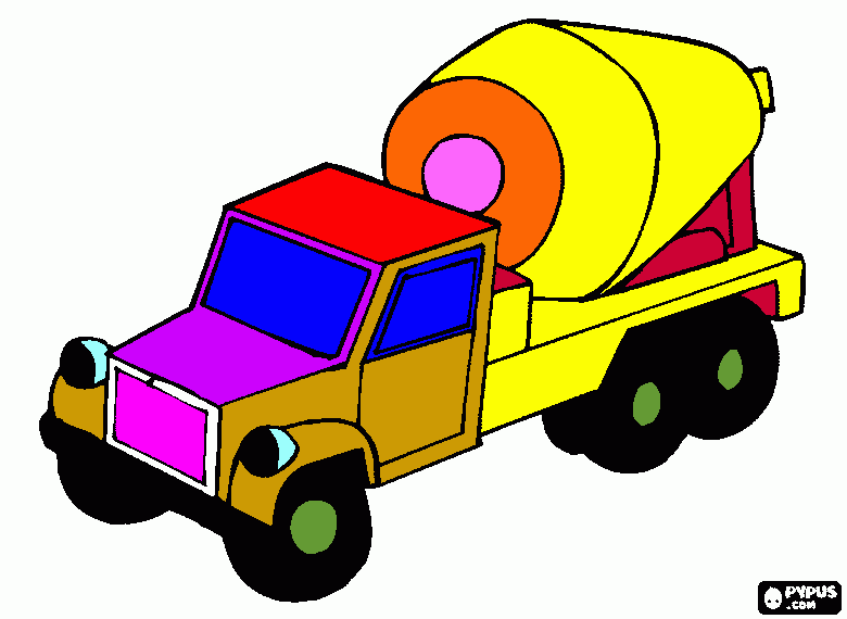 Omalovánka domíchávač